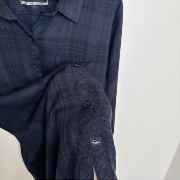 Rails Womens Small Plaid Long Sleeve Button Shirt - Picture 12 of 16